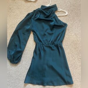 One shoulder long sleeve Hello Molly Dress NWT